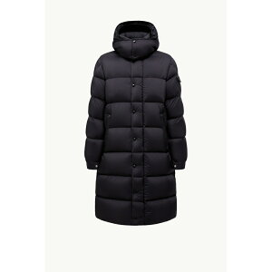 2026�t�� MONCLER �����N���[�� �����YHANOVERIAN HOODED LONG DOWN JACKET�_�E���W���P�b�g�yBlack �z�y���������z�y���K�i�z