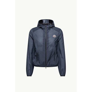 2026�t�� MONCLER �����N���[�� ���f�B�[�XEDASIC SEERSUCKER HOODED JACKET�W���P�b�g�yNight Blue �z�y���������z�y���K�i�z