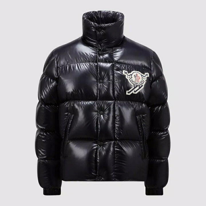 MONCLER ダウンジャケット レザートリム2024aw