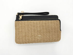 y[zR[` COACH ݌ɕifB[X R[` Double Zip Wallet zyIm/Toast/Black zyzyKiz