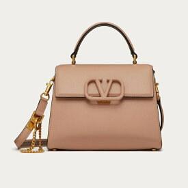 ヴァレンティノ VALENTINO 2024春夏 レディース☆スモール VSLING グレインカーフスキン ハンドバッグ【poudre 】【送料無料】【正規品】