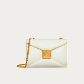 ヴァレンティノ VALENTINO 2024春夏 レディース☆チェーン付きスタッドナッパバッグ【ivory 】【送料無料】【正規品】