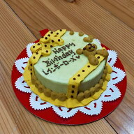 GiftBox with Kuma〜　3号9cm　犬用ケーキ　犬用お誕生日ケーキ　ドッグケーキ　お芋　わんこケーキ　無…