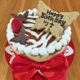 zebra＆Ageha　4号12cm　犬用ケーキ　犬用お誕生日ケーキ　ドッグケーキ　わんこケーキ