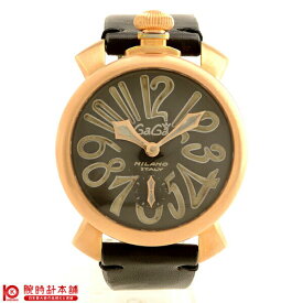 GaGaMILANO ガガミラノ 5011 VINTAGE BK メンズ 腕時計 時計【あす楽】