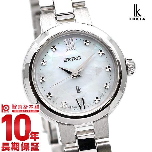セイコー ルキア 腕時計 レディース ソーラー SEIKO LUKIA SSVR133 白蝶貝 シルバー メタル 【あす楽】 レディース腕時計