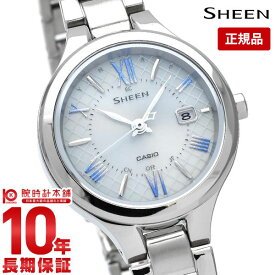 カシオ シーン SHEEN 腕時計 ソーラー 電波 時計 CASIO レディース チタン 時刻合わせ SHW-7000TD-7AJF シルバー SHW7000TD7AJF 【あす楽】