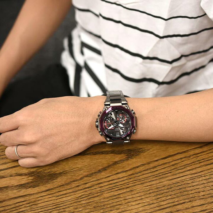 楽天市場 押すだけポイントup エントリーでポイント 5倍 当店限定28日1 59まで ｇショック G Shock Mt G 電波 ソーラー おすすめ アナログ ジーショック 時刻合わせ 自動 カーボンモノコック 新作 カシオ Mtg B00bd 1a4jf 腕時計 メンズ 黒 あす楽 時計専門