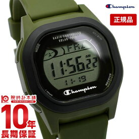 チャンピオン Champion D00A-004VK ユニセックス 腕時計 ソーラーテック電波 10気圧防水 スクエア