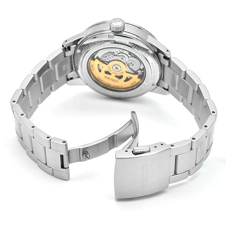セイコー プレザージュ メンズ 自動巻 手巻き付 PRESAGE メカニカル 腕時計 ビンテージスタイル SARY209