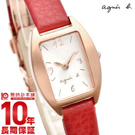 アニエスベー レディース 腕時計 agnes b. FCSK905 トノー型 革ベルト 【あす楽】