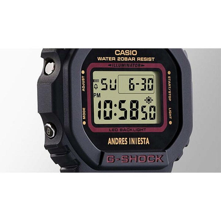 中古 カシオ Gショック G-SHOCK しょぼかっ アンドレス・イニエスタ 