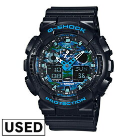 【中古】 カシオ Gショック G-SHOCK カモフラージュ GA100CB1AJF [正規品] メンズ 腕時計 GA100CB1AJF 新古品