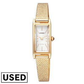 【中古】シチズン CITIZEN キー Kii: エコドライブ CITIZEN Kii EG7043-50W レディース 腕時計 ピンクゴールド メッシュベルト 時計