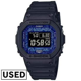 【中古】 カシオ Gショック メンズ 腕時計 G-SHOCK GW-B5600BP-1JF 電波時計 タフソーラー ペイズリー ブルー GWB5600BP1JF 新古品