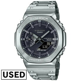 【中古】 カシオ Gショック メンズ 腕時計 G-SHOCK タフソーラー フルメタルモデル FULLMETAL GM-B2100D-1AJF モバイルリンク機能 Bluetooth GMB2100D1AJF 新古品