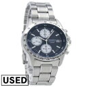 【中古】セイコー SEIKO 逆輸入モデル SEIKO クロノグラフ 10気圧防水 SND365P1(SND365PC) メンズ 腕時計 時計