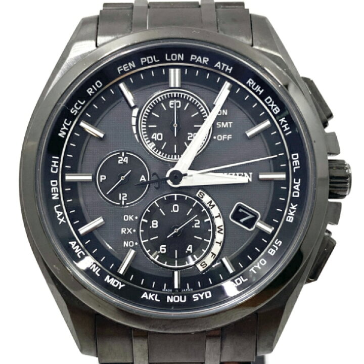 楽天市場】【中古】シチズン CITIZEN アテッサ Black Titanium Series 