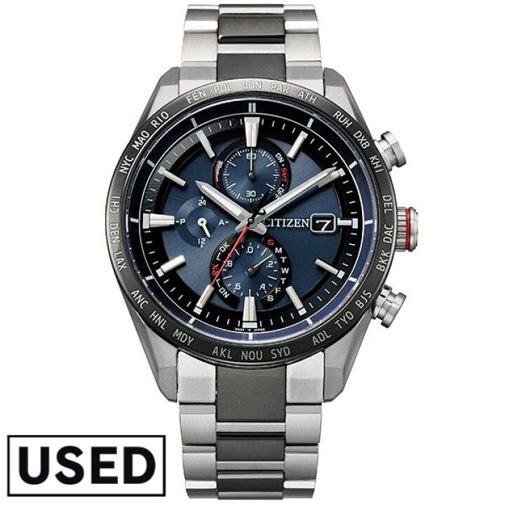 楽天市場】【中古】シチズン CITIZEN アテッサ ATTESA ACT Line AT8186  