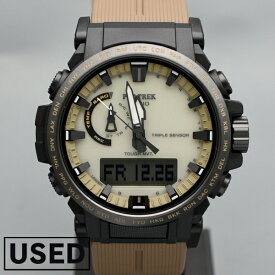 【中古】カシオ CASIO プロトレック PROTRECK Climber Line PRW-61LD-5JF メンズ 腕時計 時計
