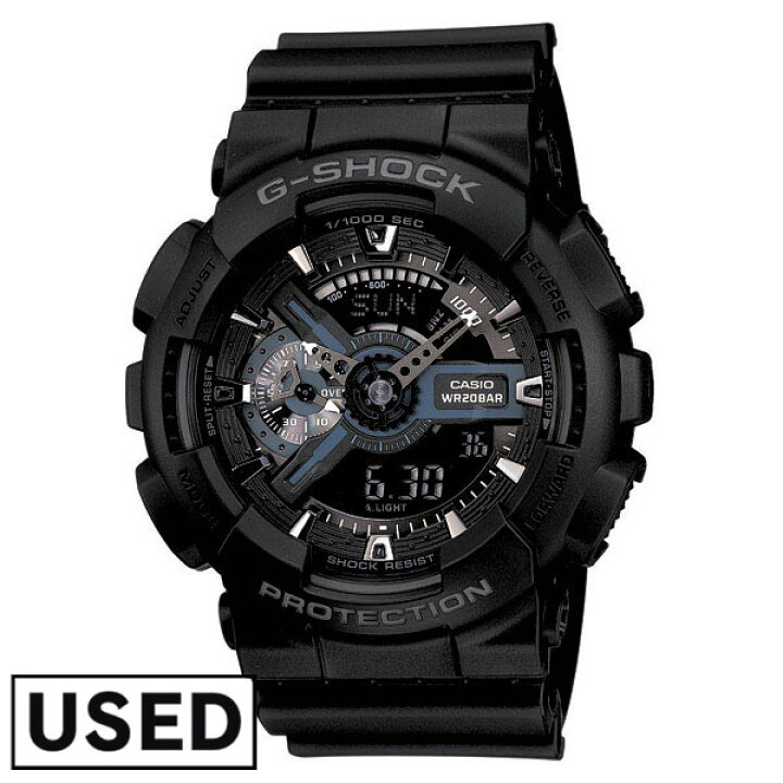 楽天市場】【中古】カシオ CASIO G-SHOCK Gショック GA-110-1BJF 
