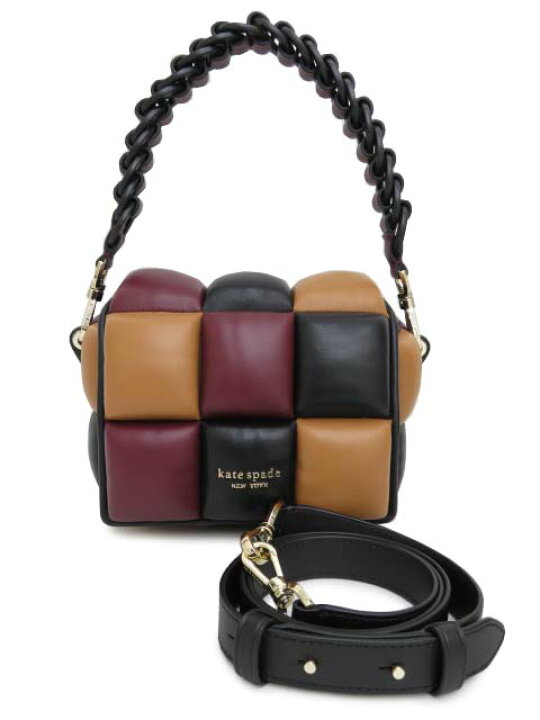 楽天市場】Kate spade ボクシー カラーブロック ミディアム クロス