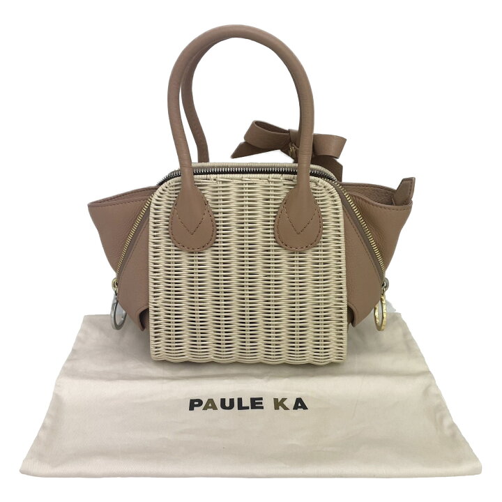 楽天市場】PAULE KA ポールカ カゴバッグ 74346261 アイボリー  