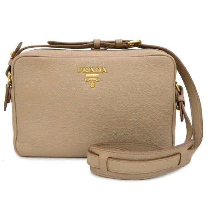 楽天市場 Prada ショルダーバック 1ｂｈ079 レザー Cammeo ピンクベージュ系 7 御殿場アウトレット購入品 美品 中古 セレブbyエンデバー
