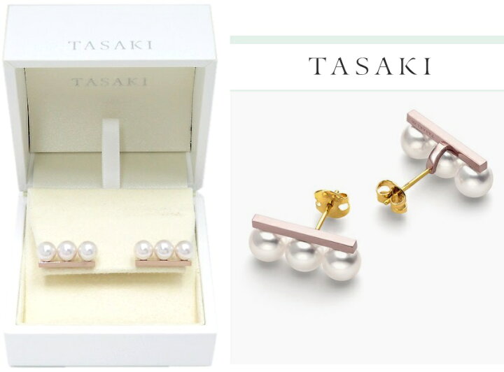 楽天市場】TASAKI バランス ネオ イヤリング（ピアス） E-4315 18KSG  