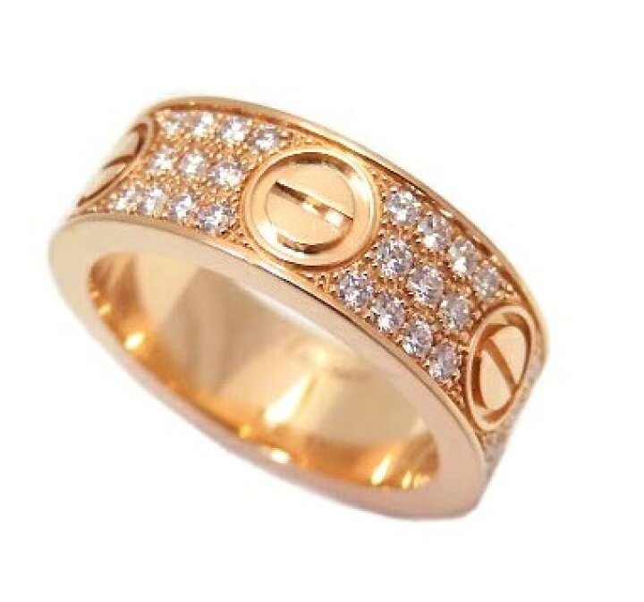 楽天市場】Cartier ラブ リング パヴェダイヤモンド リング LOVE RING 