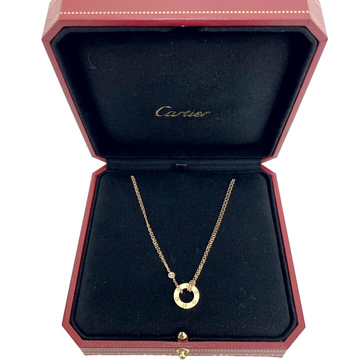 楽天市場】Cartier カルティエ ラブサークル2Pダイヤネックレス 