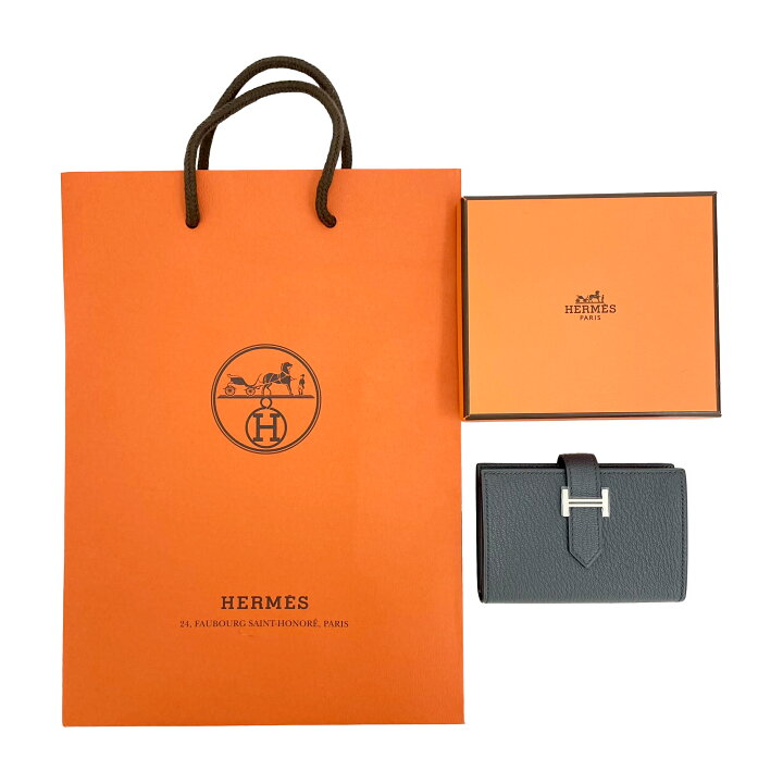 楽天市場】HERMES エルメス ベアンミニ ウォレット 小銭入れ付き 