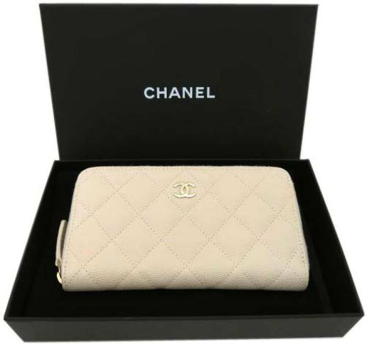 楽天市場】CHANEL ラウンドファスナー ミディアム ウォレット  
