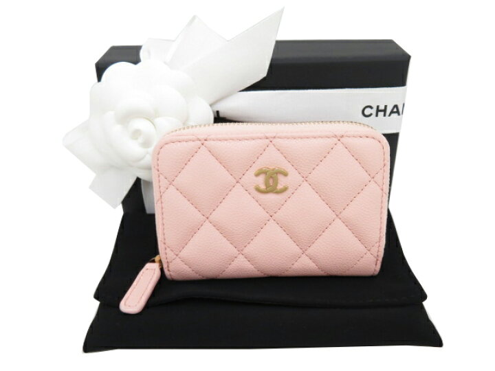 楽天市場】CHANEL クラシック ジップ コインパース キャビア  