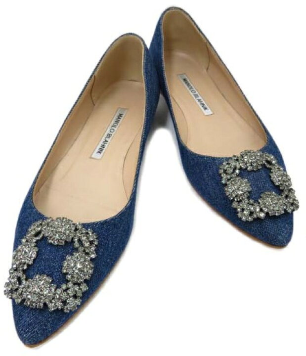 楽天市場】MANOLO BLAHNIK ビジューバックル ハンギシ 