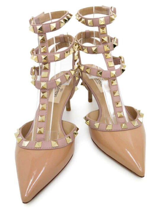 楽天市場】VALENTINO GARAVANI ロックスタッズ エナメル アンクル 