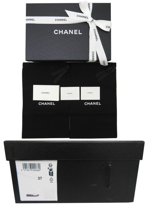 楽天市場】CHANEL サンダル ミュール G40144 2023 SS ホワイト ＃37 C 