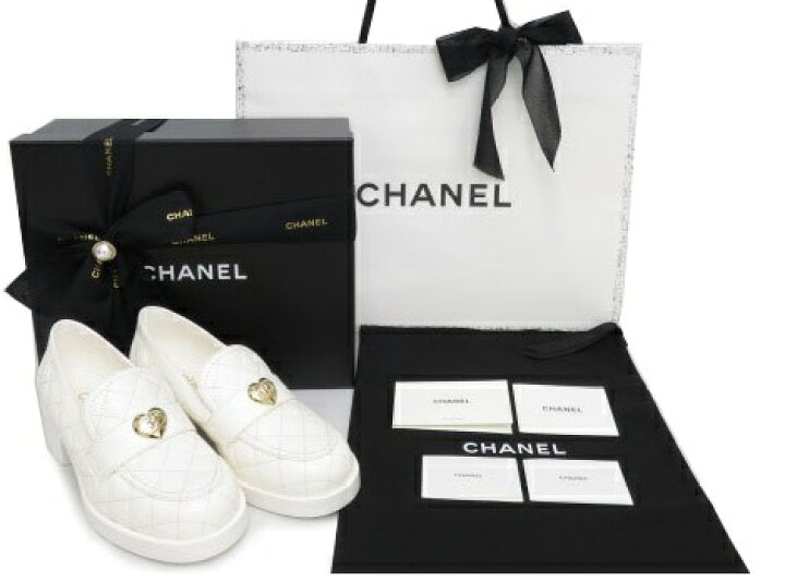 楽天市場】CHANEL ハートターンロック ローファー G39697 23C 