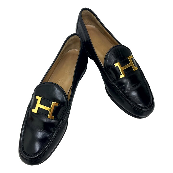 楽天市場】HERMES エルメス コンスタンスローファー Hロゴ 