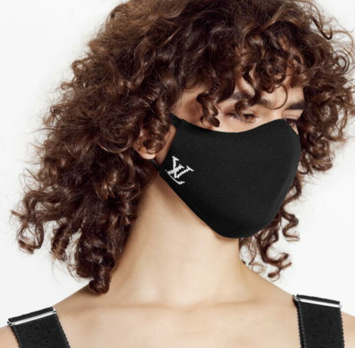 楽天市場】LOUIS VUITTON マスク・マイユ ブラック M76748  
