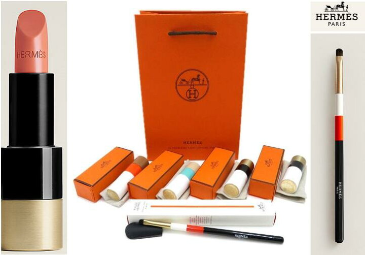 楽天市場】HERMES リップブラシ&ルージュ エルメス4本の5点セット 現行  