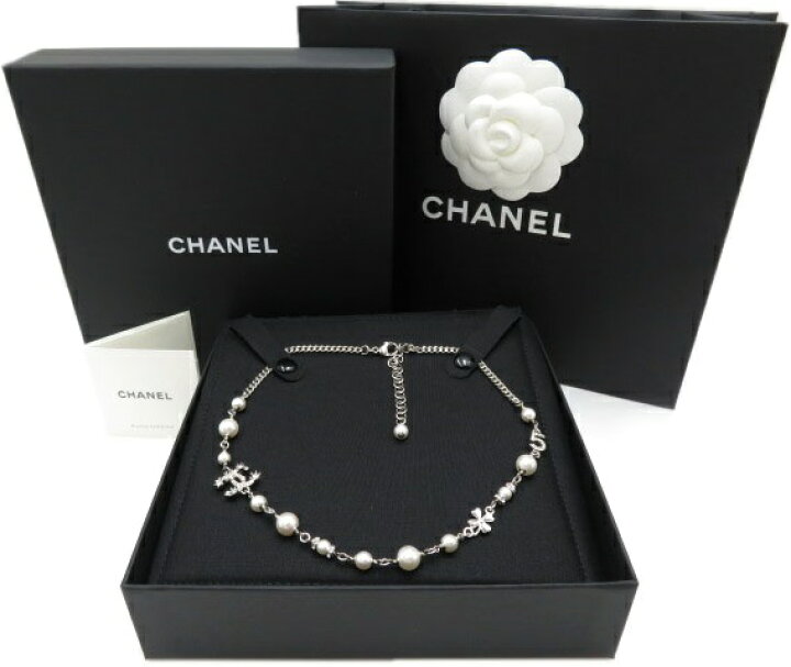 楽天市場】CHANEL ネックレス＆チョーカー 2WAY F23P メタル 