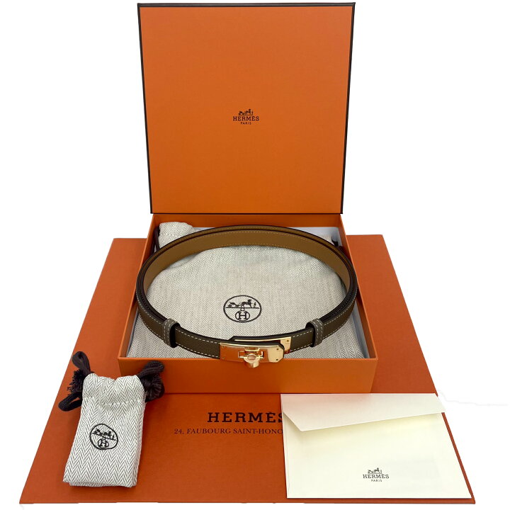 楽天市場】HERMES エルメス ケリーベルト18 ヴォーエプソン  