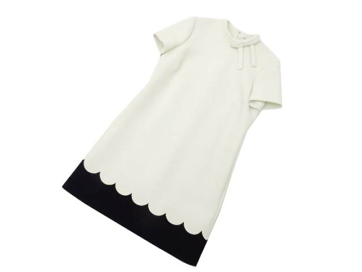 楽天市場】RED VALENTINO スカラップヘムワンピース  