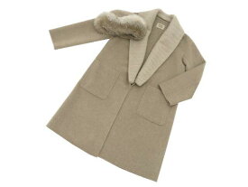 FOXEY BOUTIQUE　39971　Coat(Lady Cappuccino)　【ファー】　ナチュラル　40　S1【中古】