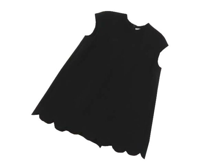 楽天市場】YOKO CHAN バックパールヘムスカラップブラウス 