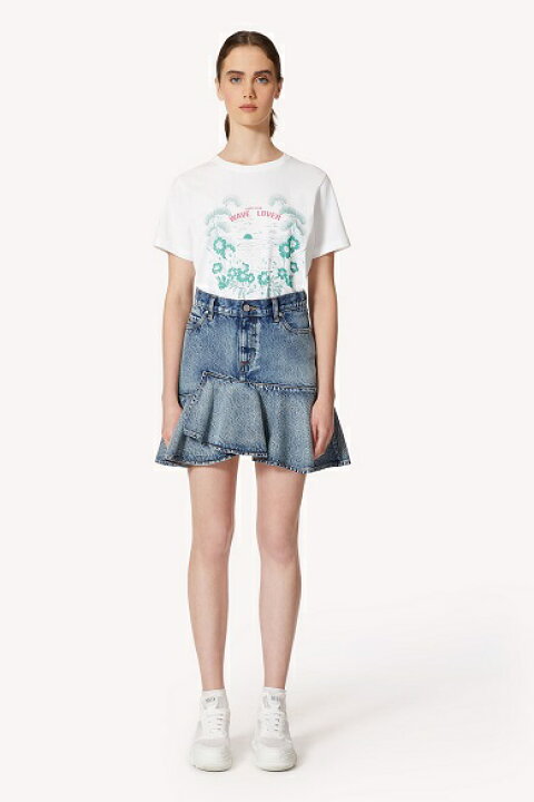 楽天市場】RED VALENTINO デニムスカート インディゴ  