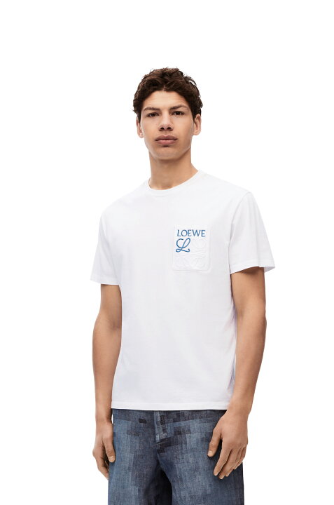 楽天市場】LOEWE メンズ アナグラム Tシャツ ホワイト S 