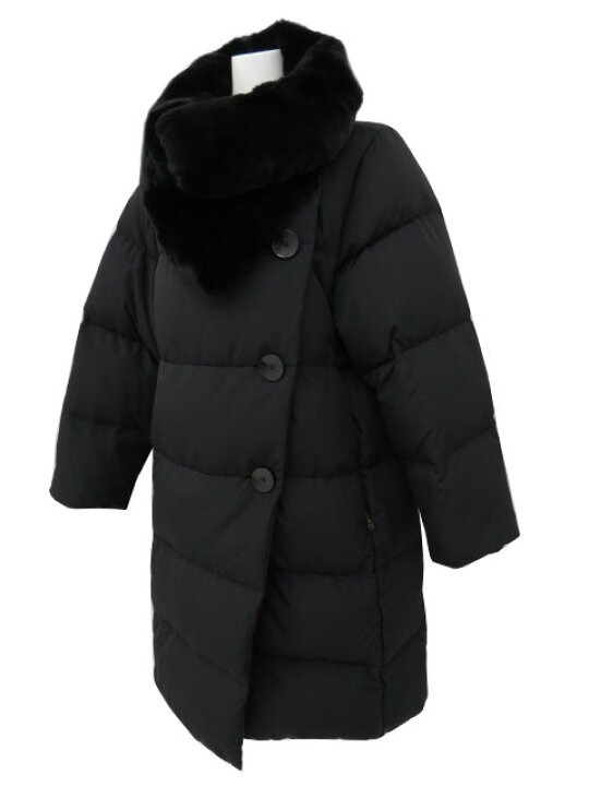 楽天市場】Max Mara ラパンファー付きダウンコート 【ファー 