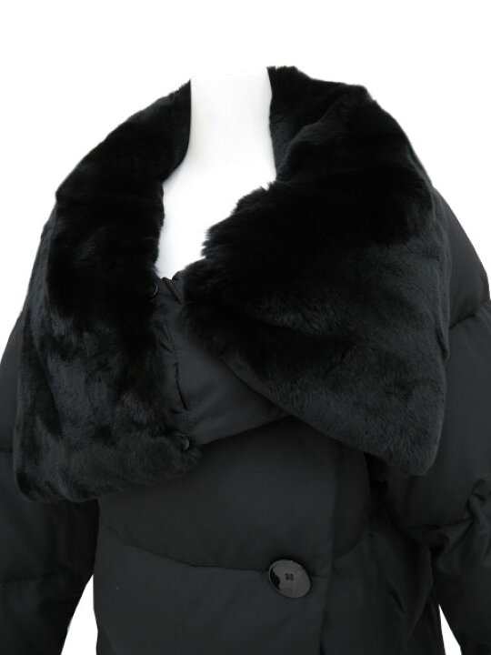 楽天市場】Max Mara ラパンファー付きダウンコート 【ファー 